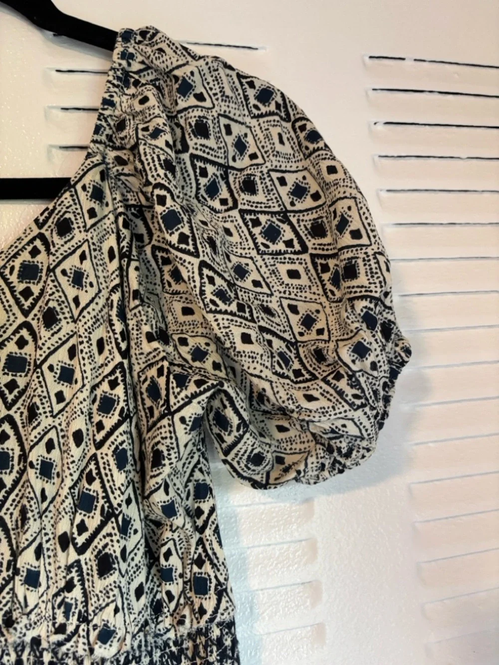 Devoted Boho Chic Maxi Dress – Puff Sleeve Smocked Waist | Size S - Picture 6 of 12